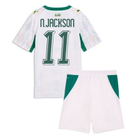 Camiseta Senegal Nicolas Jackson #11 Primera Equipación Replica Mundial 2026 para niños mangas cortas (+ Pantalones cortos)